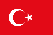 The National Flag of Turkey is shown as a flat sticker